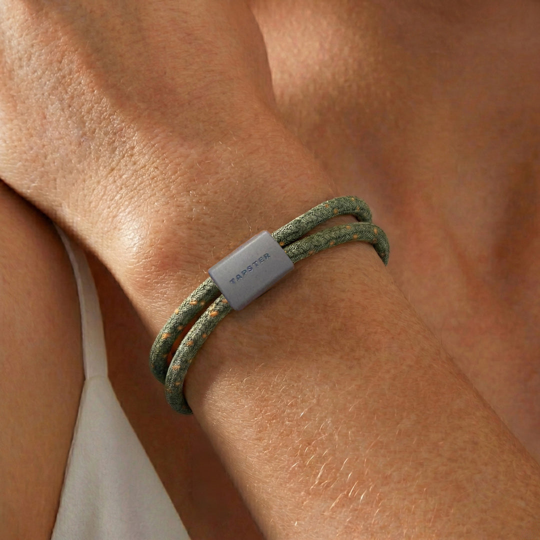 Reclaimed Vintage - Confezione Da 2 Bracciali-cavigliere Unisex Con Pietre Blu Reclaimed Vintage - Confezione Da 2 Bracciali-cavigliere Unisex Con Pietre Blu
